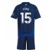 Maillot de foot Manchester United Leny Yoro #15 Extérieur vêtements enfant 2024-25 Manches Courtes (+ pantalon court)